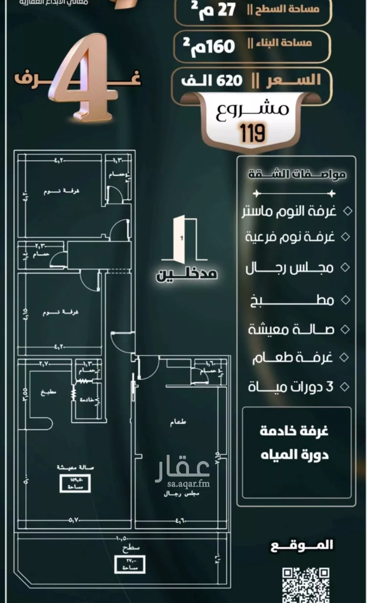 شقة للبيع في شارع إبن ثابت, حي الصفاء, مدينة جدة, منطقة مكة المكرمة صورة 3