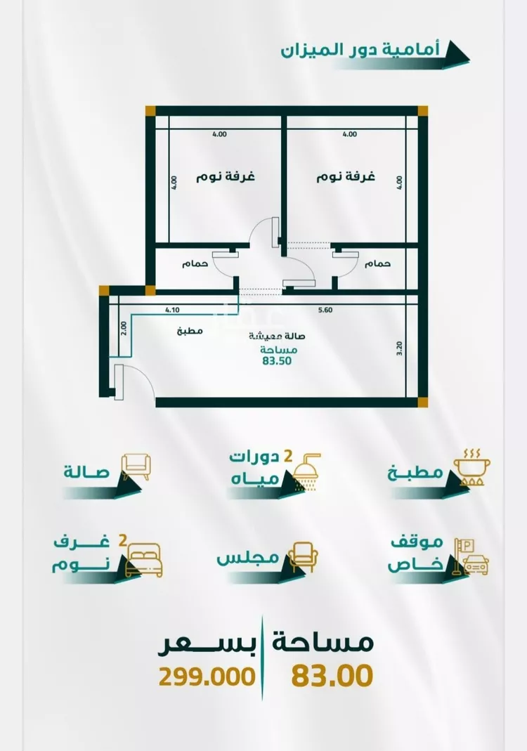 شقة للبيع في شارع ابو ذر الغفاري, حي الفيحاء, مدينة جدة, منطقة مكة المكرمة صورة 2