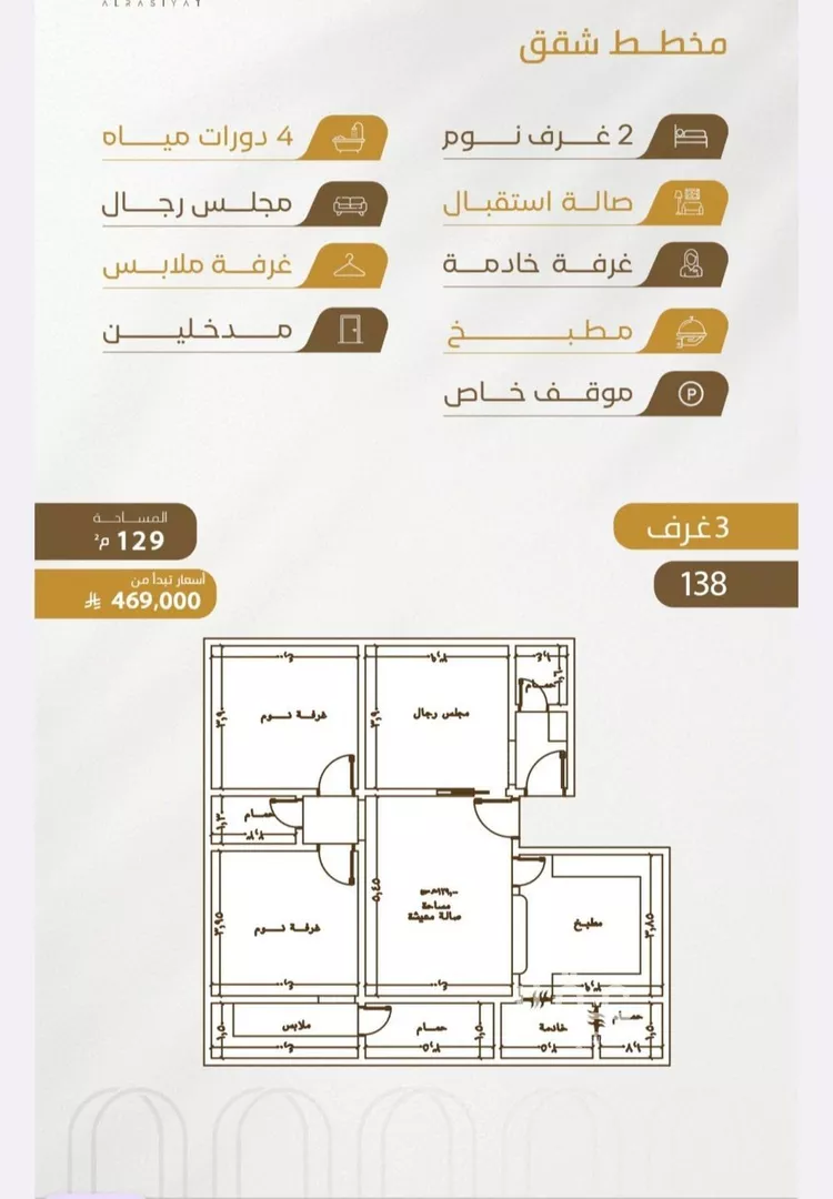 شقة للبيع في شارع سهل بن حنيف, حي الورود, مدينة جدة, منطقة مكة المكرمة صورة 4