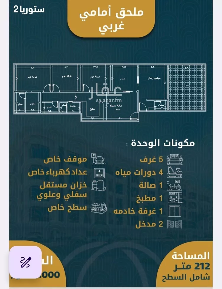 شقة للبيع في شارع الملك فيصل بن عبد العزيز, حي الصواري, مدينة جدة, منطقة مكة المكرمة صورة 3