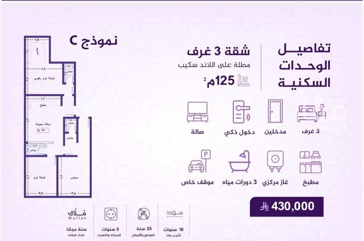 شقة للبيع في شارع احمد بن عيسى الرومي, حي الفيحاء, مدينة جدة, منطقة مكة المكرمة