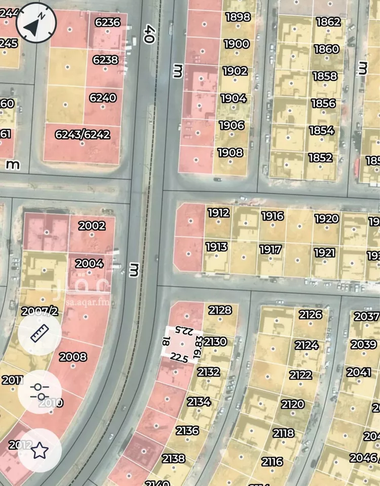 أرض للبيع في شارع تقى الدين التميمى, حي المهدية, مدينة الرياض, منطقة الرياض صورة 2