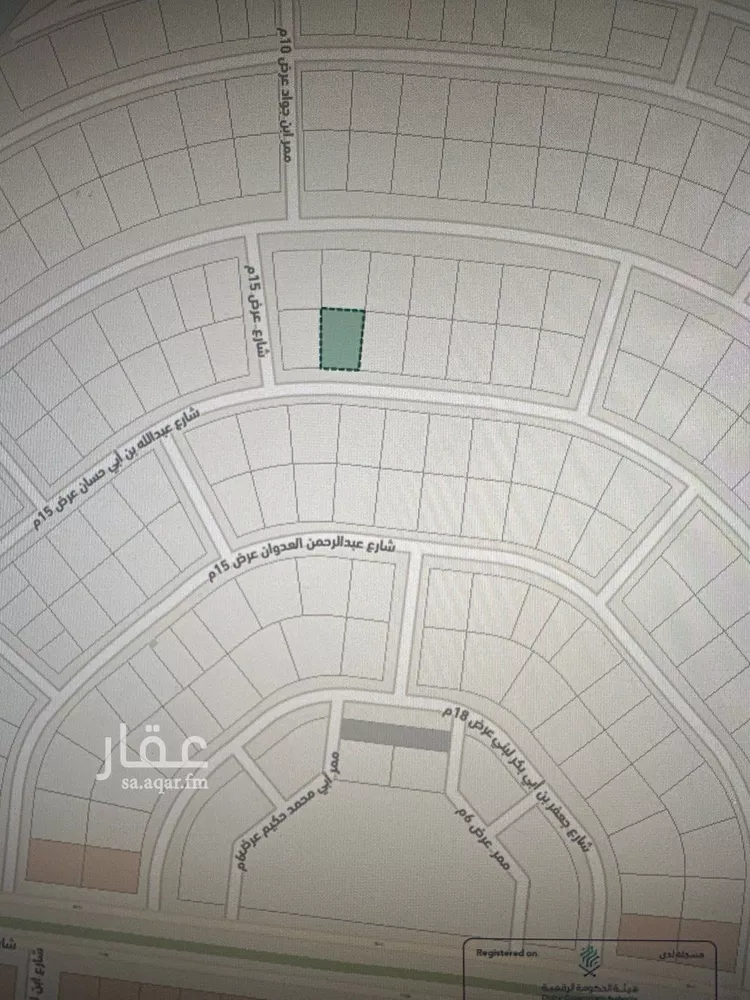 أرض للبيع في شارع عبدالله بن أبي حسان, حي المهدية, مدينة الرياض, منطقة الرياض صورة 3