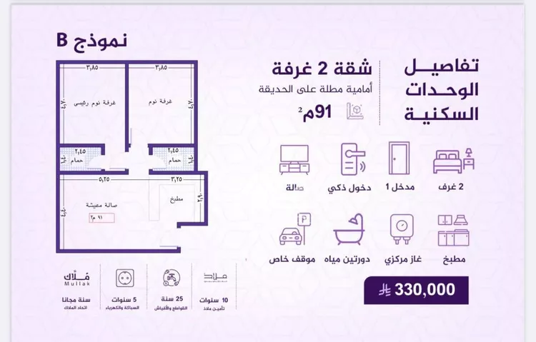 شقة للبيع في شارع احمد بن عيسى الرومي, حي الفيحاء, مدينة جدة, منطقة مكة المكرمة صورة 2