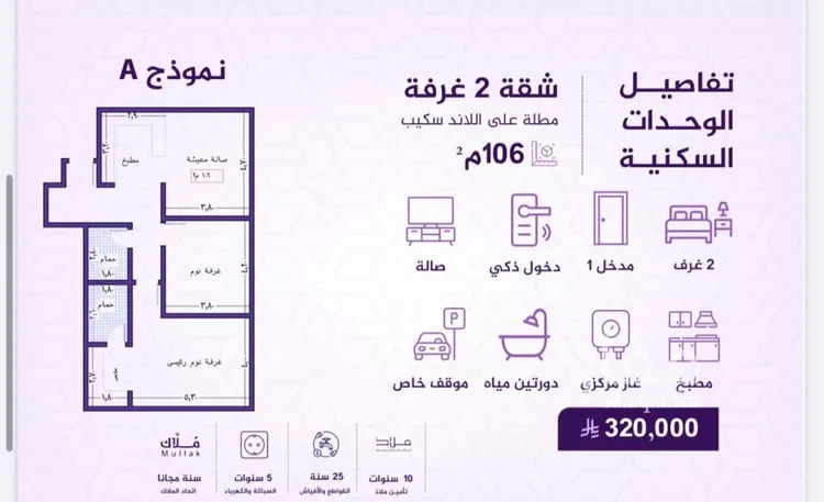 شقة للبيع في شارع احمد بن عيسى الرومي, حي الفيحاء, مدينة جدة, منطقة مكة المكرمة صورة 2