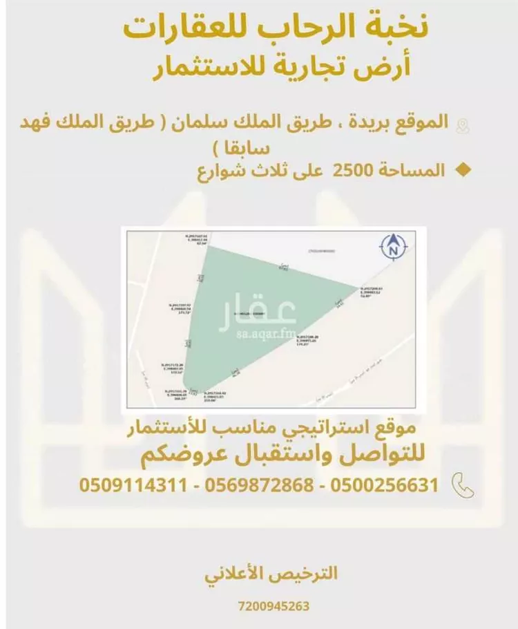 Land for Rent in Buraydah Al Fayziyyah
