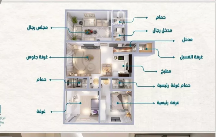 Apartment for Sale in Jeddah Al Yaqout