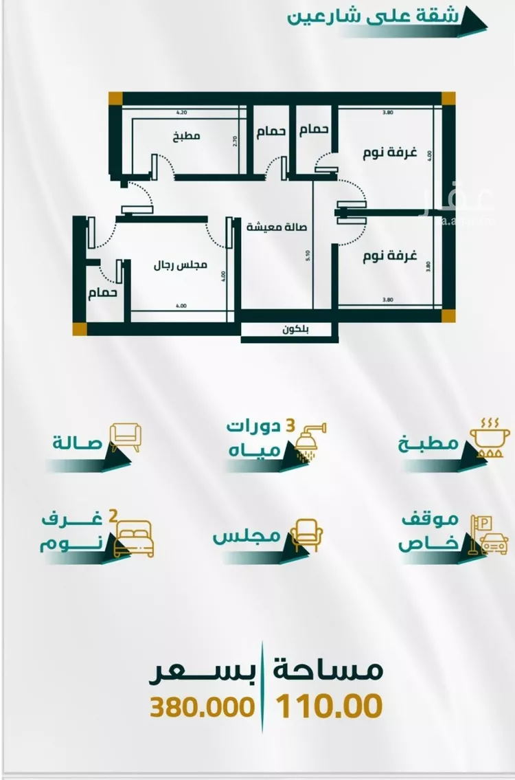 شقة للبيع في شارع ابو ذر الغفاري, حي الفيحاء, مدينة جدة, منطقة مكة المكرمة صورة 4