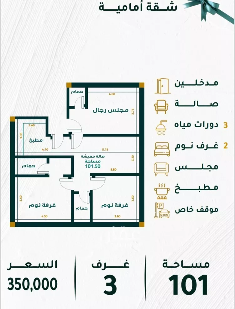 شقة للبيع في شارع عين المثناه, حي مشرفة, مدينة جدة, منطقة مكة المكرمة صورة 2