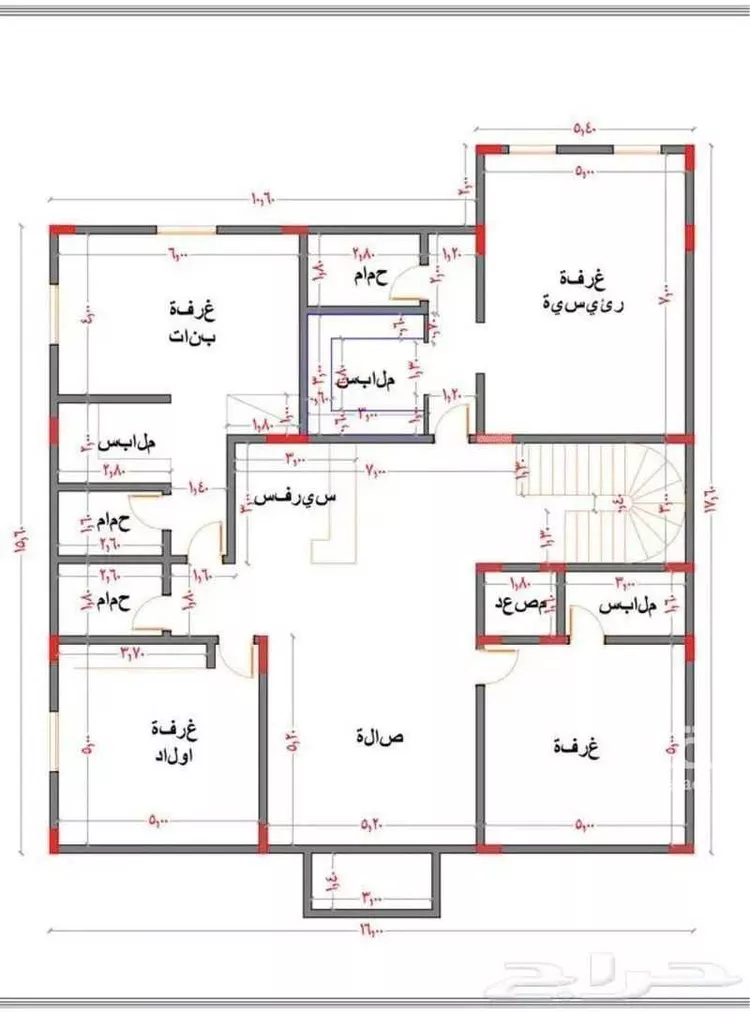 فيلا للبيع في شارع ج25, حي وادي جليل, مدينة امارة منطقة مكة المكرمة - الطائف, منطقة مكة المكرمة صورة 3