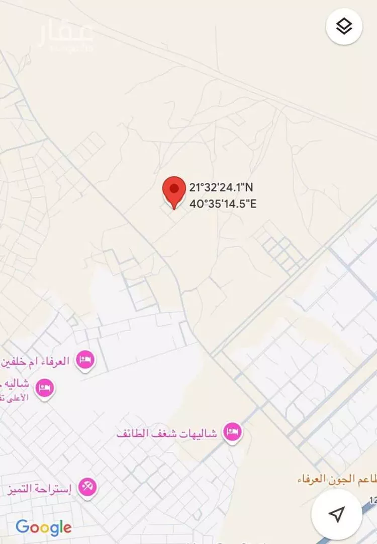 أرض للبيع في حي العرفاء الغربية, مدينة امارة منطقة مكة المكرمة - الطائف, منطقة مكة المكرمة صورة 2