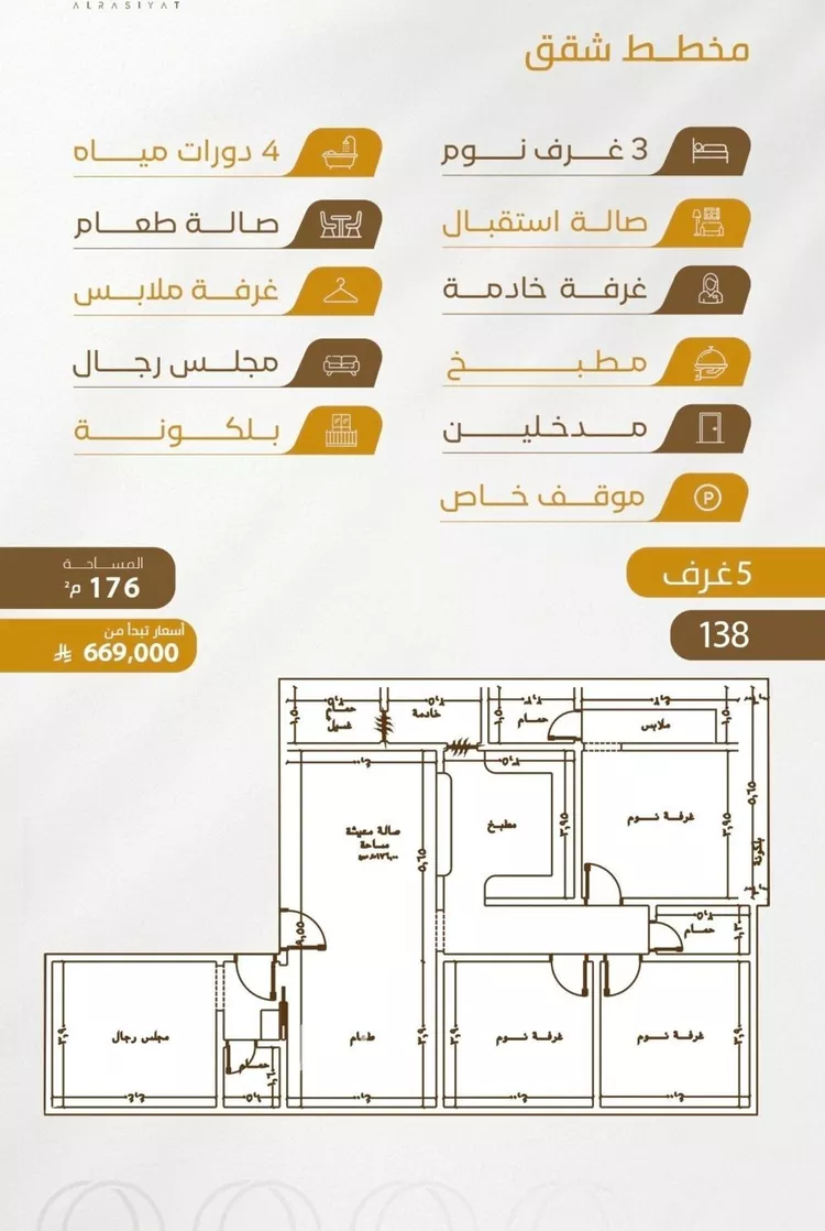 شقة للبيع في شارع سهل بن حنيف, حي الورود, مدينة جدة, منطقة مكة المكرمة صورة 2