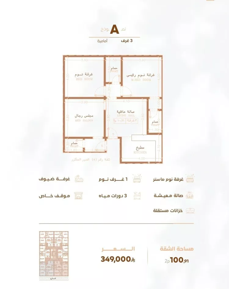 شقة للبيع في شارع أبي القاسم الأنصاري, حي الربوة, مدينة جدة, منطقة مكة المكرمة صورة 2