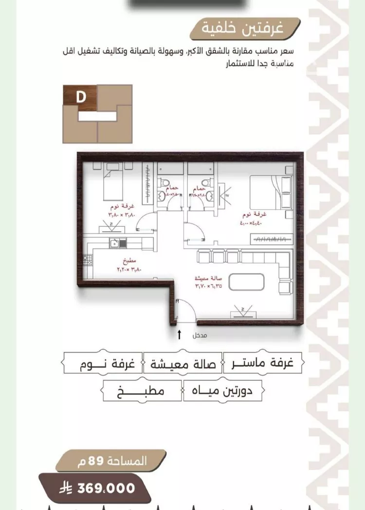 شقة للبيع في شارع اسيد بن الاخنس, حي النعيم, مدينة جدة, منطقة مكة المكرمة صورة 2