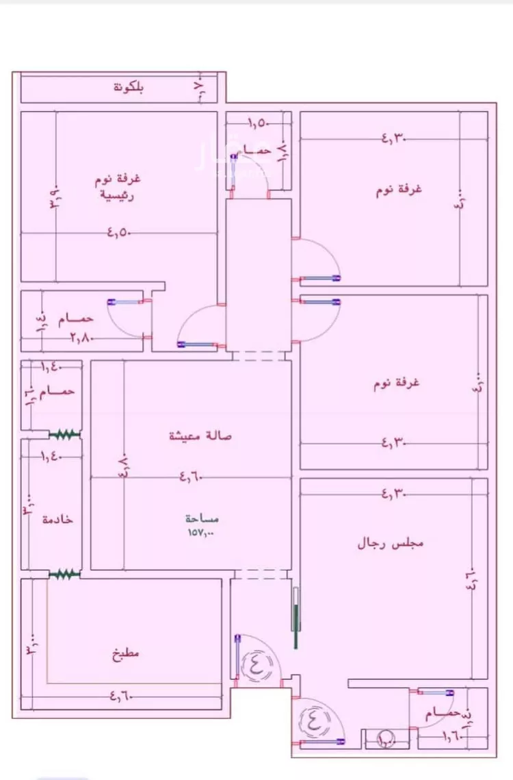 شقة للبيع في شارع الواحة, حي الواحة, مدينة جدة, منطقة مكة المكرمة صورة 4