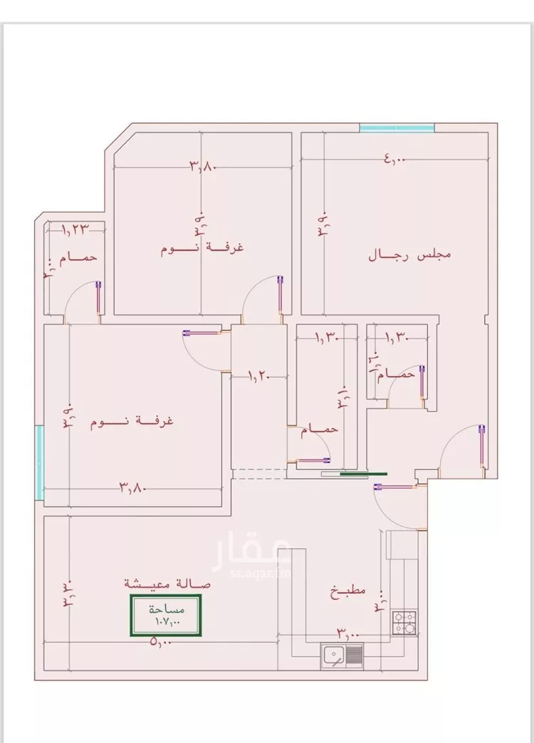 شقة للبيع في شارع الامير عبدالمجيد, حي الصواري, مدينة جدة, منطقة مكة المكرمة صورة 5