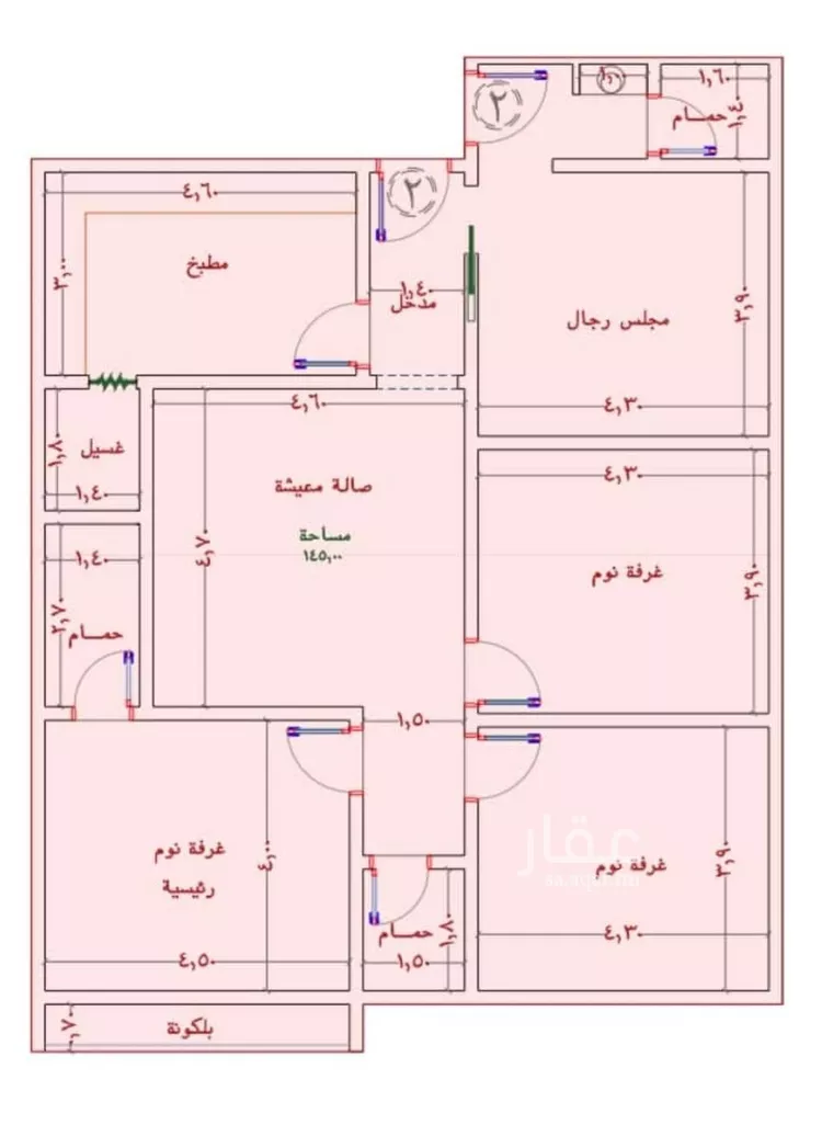 شقة للبيع في شارع الواحة, حي الواحة, مدينة جدة, منطقة مكة المكرمة