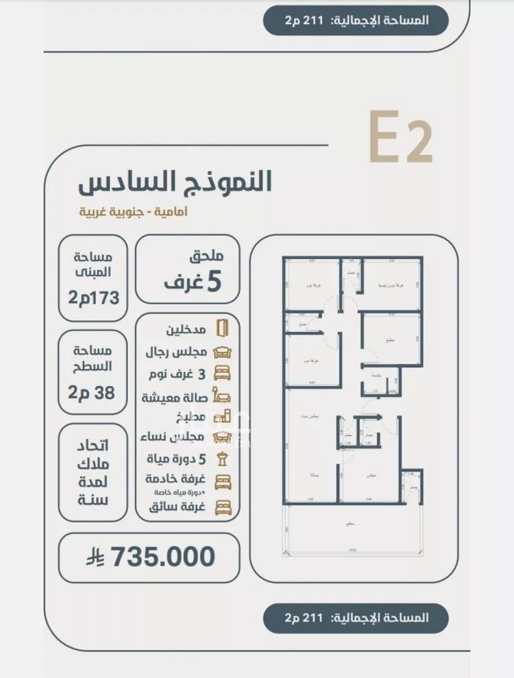شقة للبيع في شارع ام مجييد الانصاريه, حي النعيم, مدينة جدة, منطقة مكة المكرمة