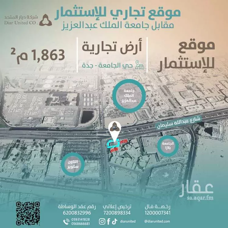 Land for Rent in Jeddah Al Thaghr