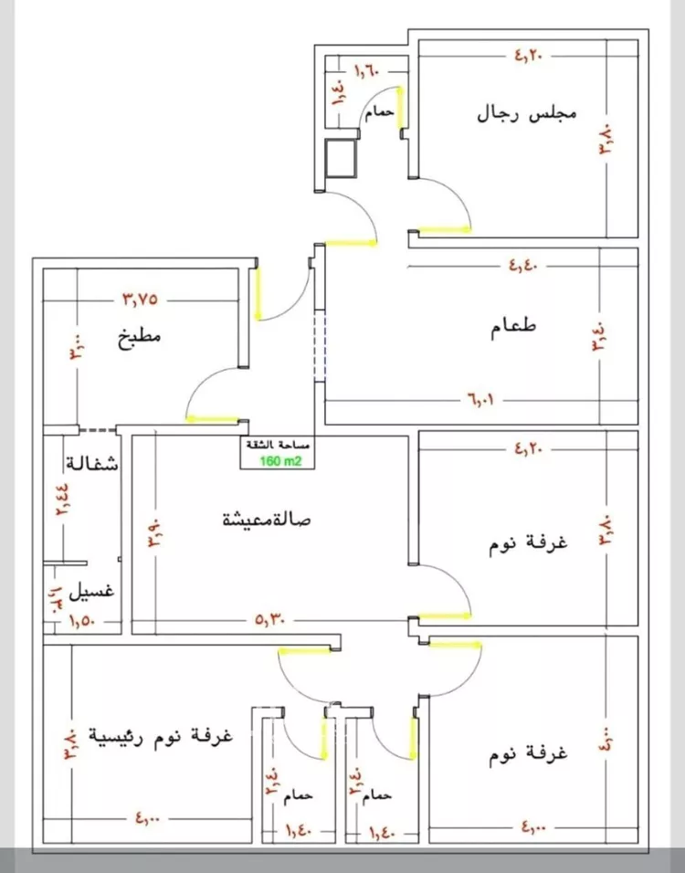 شقة للبيع في شارع ابن قادوس, حي النزهة, مدينة جدة, منطقة مكة المكرمة
