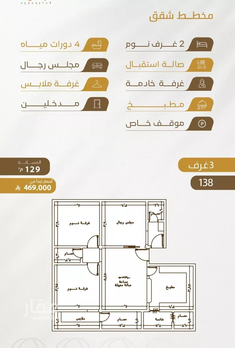 شقة للبيع في شارع سهل بن حنيف, حي الورود, مدينة جدة, منطقة مكة المكرمة 7