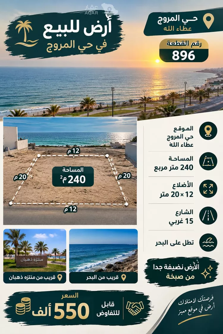 Land for Sale in Jeddah Az Zomorod