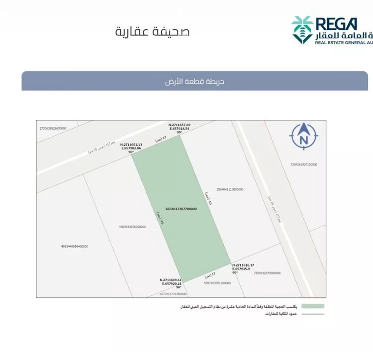 أرض للبيع في شارع حمزة بن عبدالمطلب, حي ضاحية نمار, مدينة الرياض, منطقة الرياض صورة 2