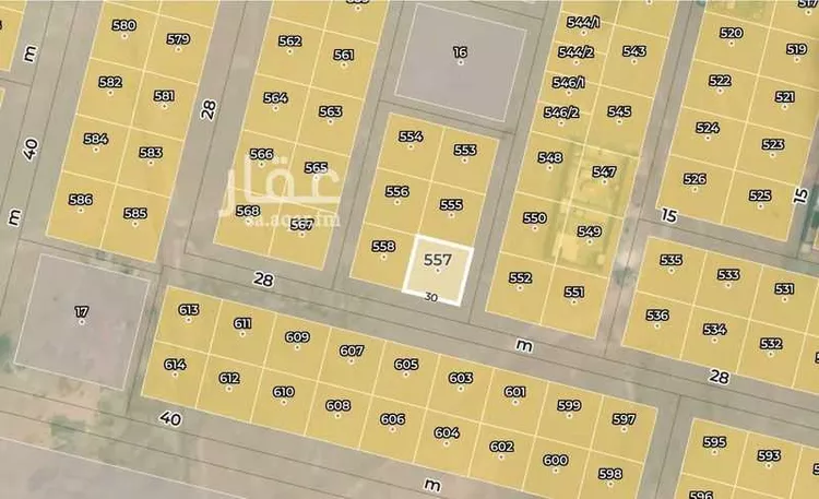 أرض للبيع في شارع 811105, حي الزاهر, مدينة الرياض, منطقة الرياض صورة 2