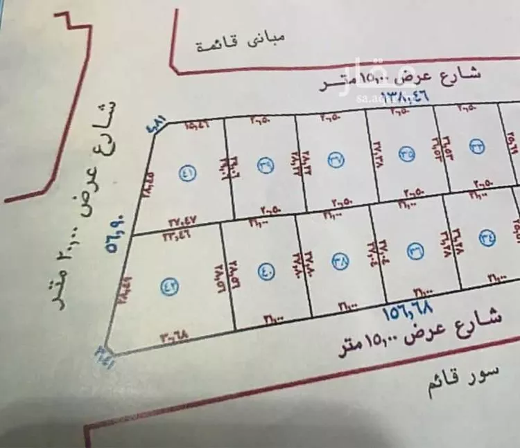أرض للبيع في شارع زيد بن زيد, حي أم العراد, مدينة امارة منطقة مكة المكرمة - الطائف, منطقة مكة المكرمة صورة 2