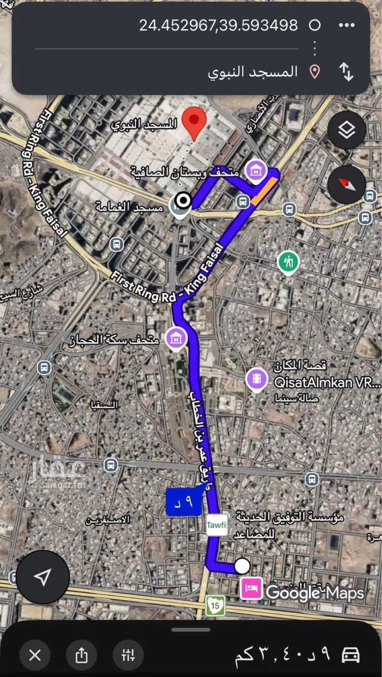 أرض للبيع في شارع عبدالرحمن ابن بالاجماع, حي الظاهرة, مدينة المدينة المنورة, منطقة المدينة المنورة