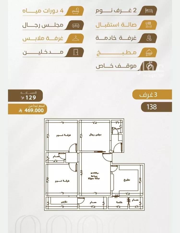 شقة للبيع في شارع سهل بن حنيف, حي الورود, مدينة جدة, منطقة مكة المكرمة 1 صورة