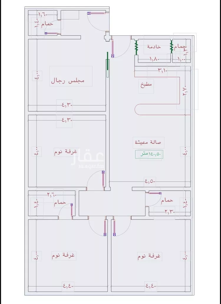 شقة للبيع في شارع عمر الخردلي, حي الجامعة, مدينة جدة, منطقة مكة المكرمة صورة 3