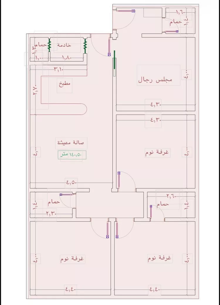Apartment for Sale in Jeddah Al Jame'ah ุตูุฑุฉ 2