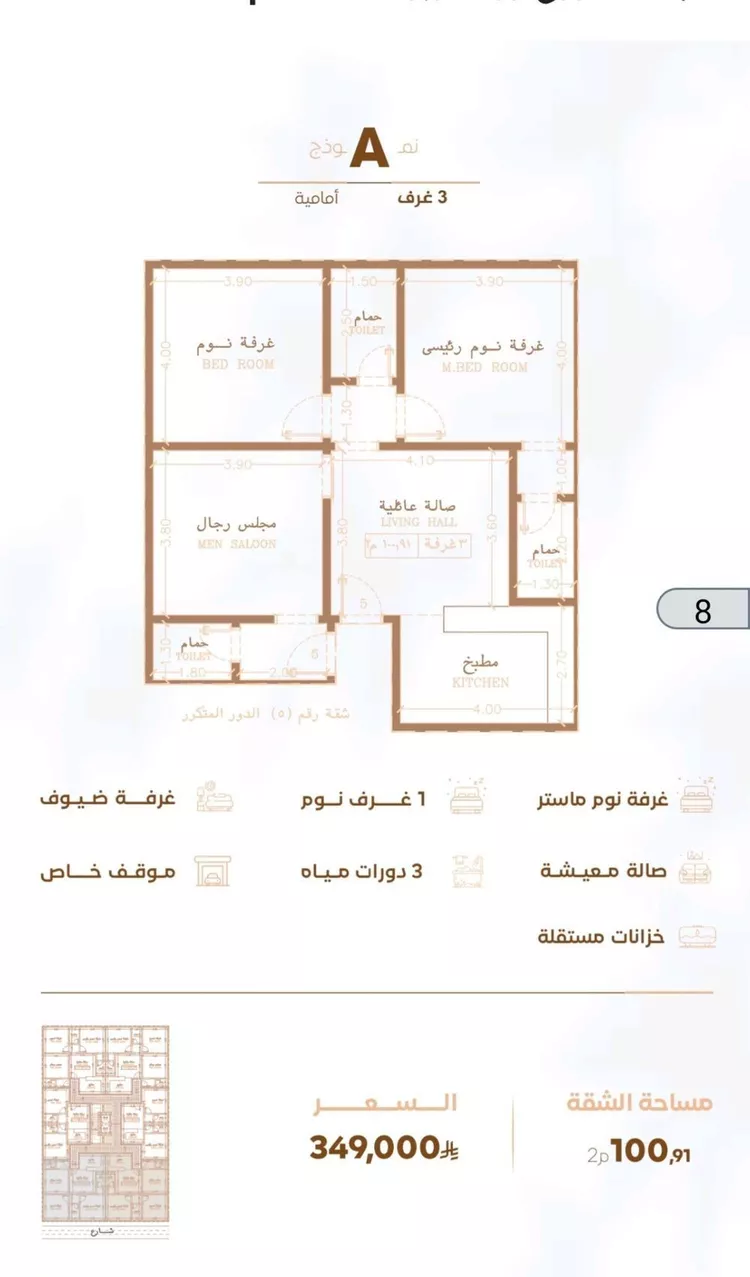 Apartment for Sale in Jeddah Ar Rabwah