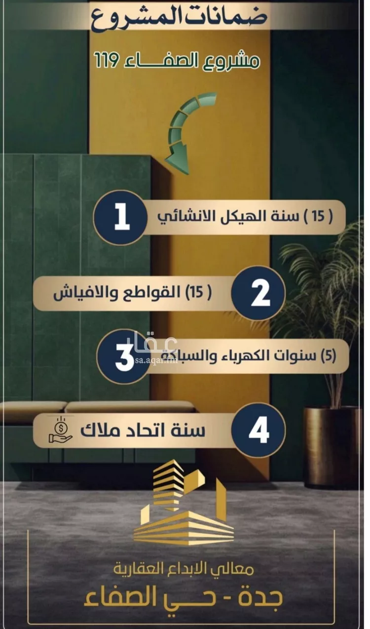 شقة للبيع في شارع إبن ثابت, حي الصفاء, مدينة جدة, منطقة مكة المكرمة صورة 4