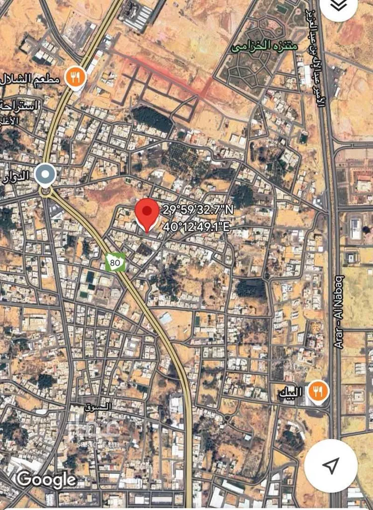 أرض للبيع في شارع 7211, حي الشعيب, مدينة سكاكا, منطقة الجوف صورة 2