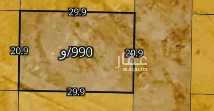 أرض للبيع في شارع العذار, حي غرناطة الغربي, مدينة عرعر, منطقة الحدود الشماليه