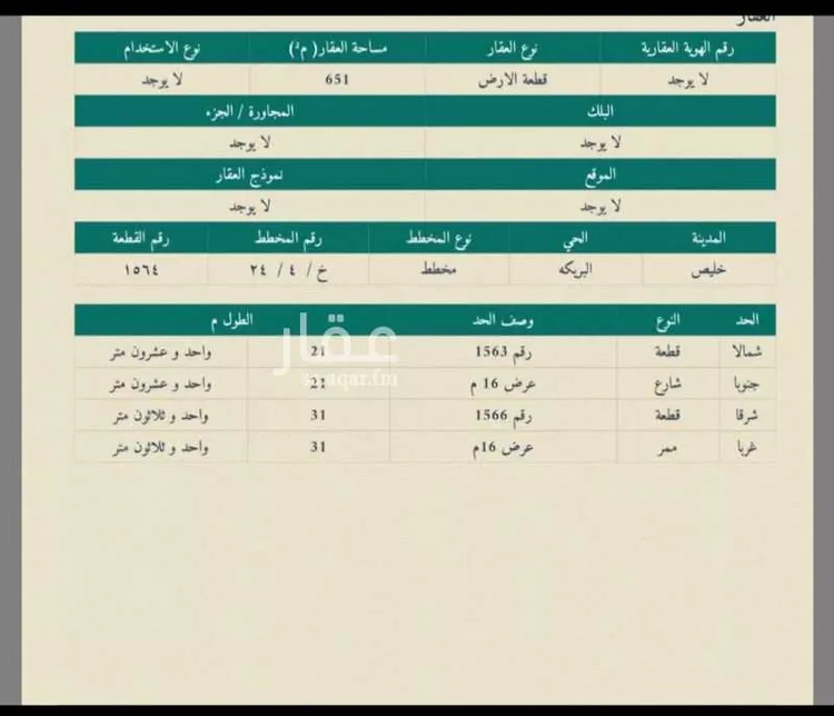 أرض للبيع في شارع عبدالرحمن ابن الحرث ابن هشام, مدينة البريكه, منطقة مكة المكرمة