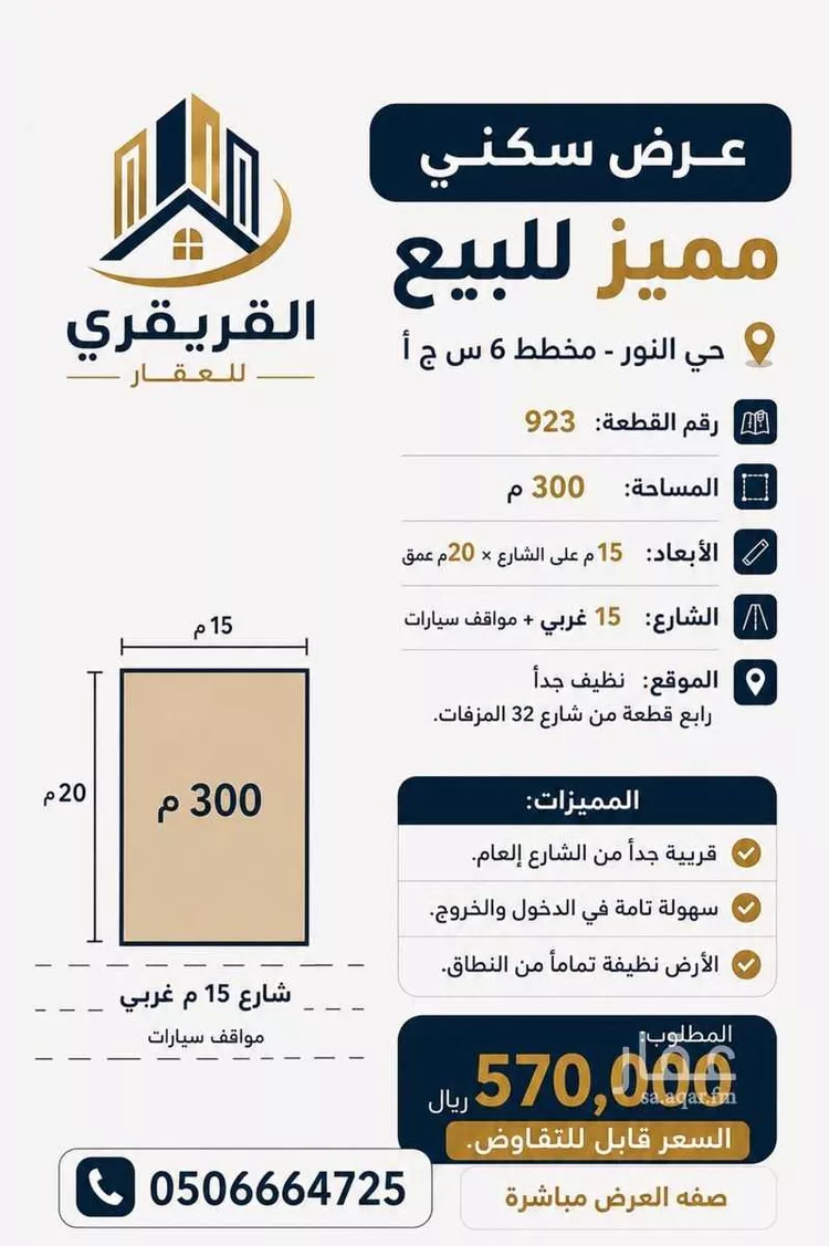 أرض للبيع في حي النور, مدينة جدة, منطقة مكة المكرمة