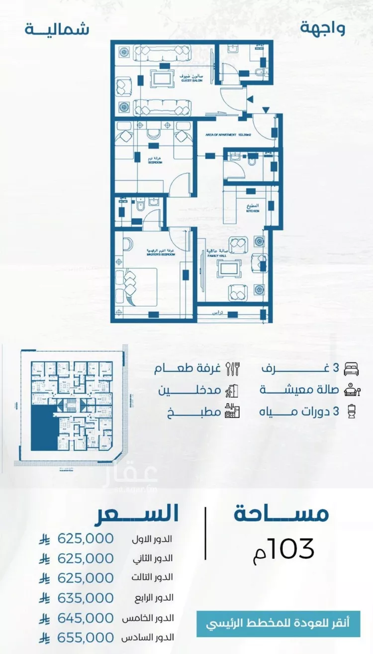 شقة للبيع في حي الرويس, مدينة جدة, منطقة مكة المكرمة صورة 5