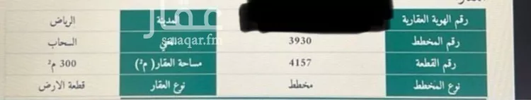أرض للبيع في حي السحاب, مدينة الرياض, منطقة الرياض صورة 3