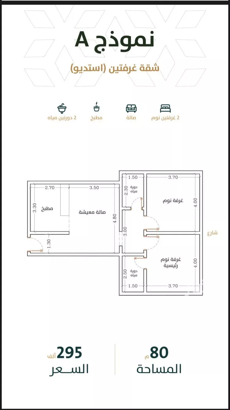 شقة للبيع في شارع الخليفة المأمون, حي الربوة, مدينة جدة, منطقة مكة المكرمة صورة 3