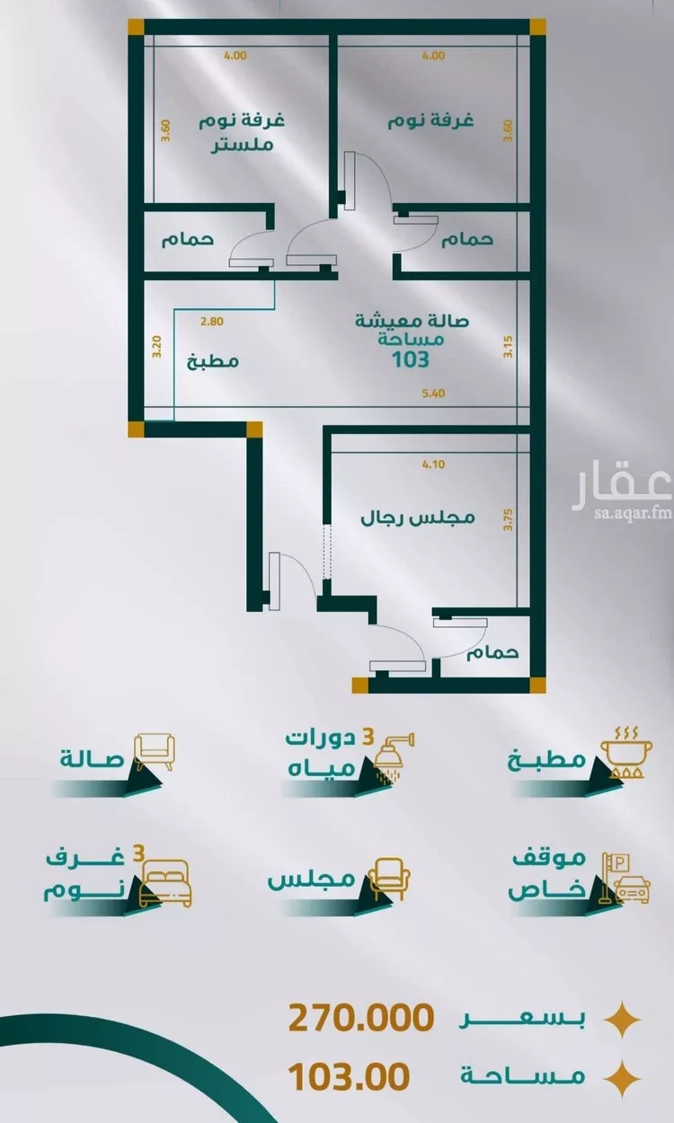 شقة للبيع في شارع ابو بريده, حي مريخ, مدينة جدة, منطقة مكة المكرمة