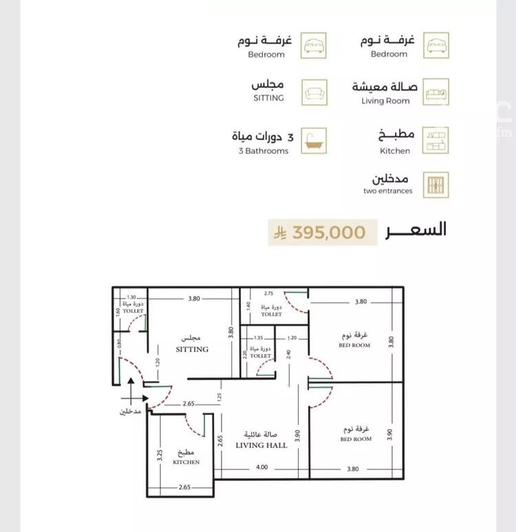 Apartment for Sale in Jeddah Ar Rihab