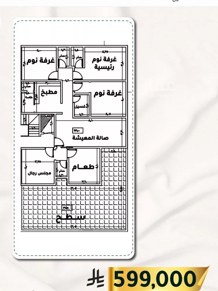 شقة للبيع في شارع الاسود, حي الثغر, مدينة جدة, منطقة مكة المكرمة