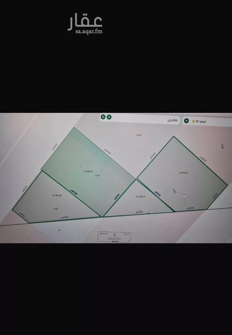 أرض للبيع في شارع جبل الحسي, حي بدر, مدينة الرياض, منطقة الرياض صورة 2