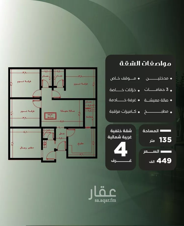 شقة للبيع في حي النزهة, مدينة جدة, منطقة مكة المكرمة