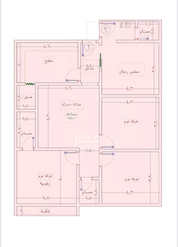 شقة للبيع في شارع الواحة, حي الواحة, مدينة جدة, منطقة مكة المكرمة صورة 3