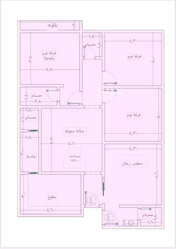شقة للبيع في شارع الواحة, حي الواحة, مدينة جدة, منطقة مكة المكرمة صورة 4