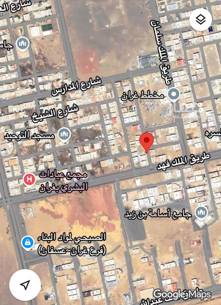 أرض للبيع في شارع عبدالله ابن الزبير ابن العوام, حي غران, مدينة خليص, منطقة مكة المكرمة